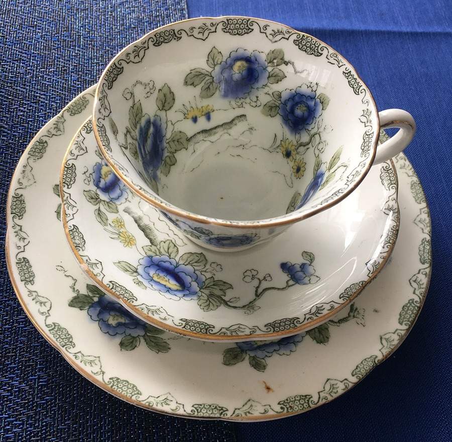 Royal Rose Footed Cup & Saucer Set by Heathcote-1