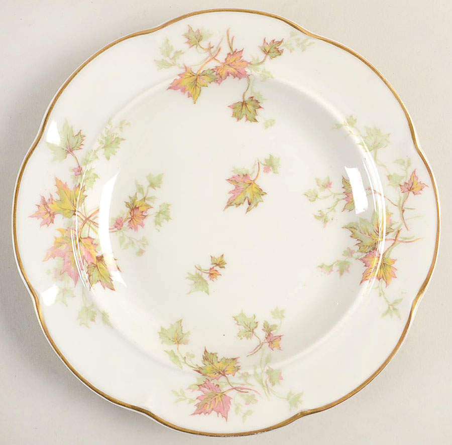 Autumn Leaf (Isle de France) Round Butter No Lid by Haviland-1