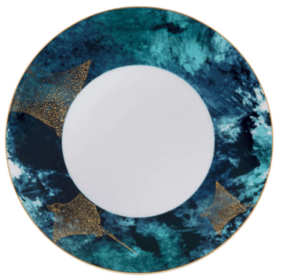 Ocean Bleu Dinner Plate by Haviland-1