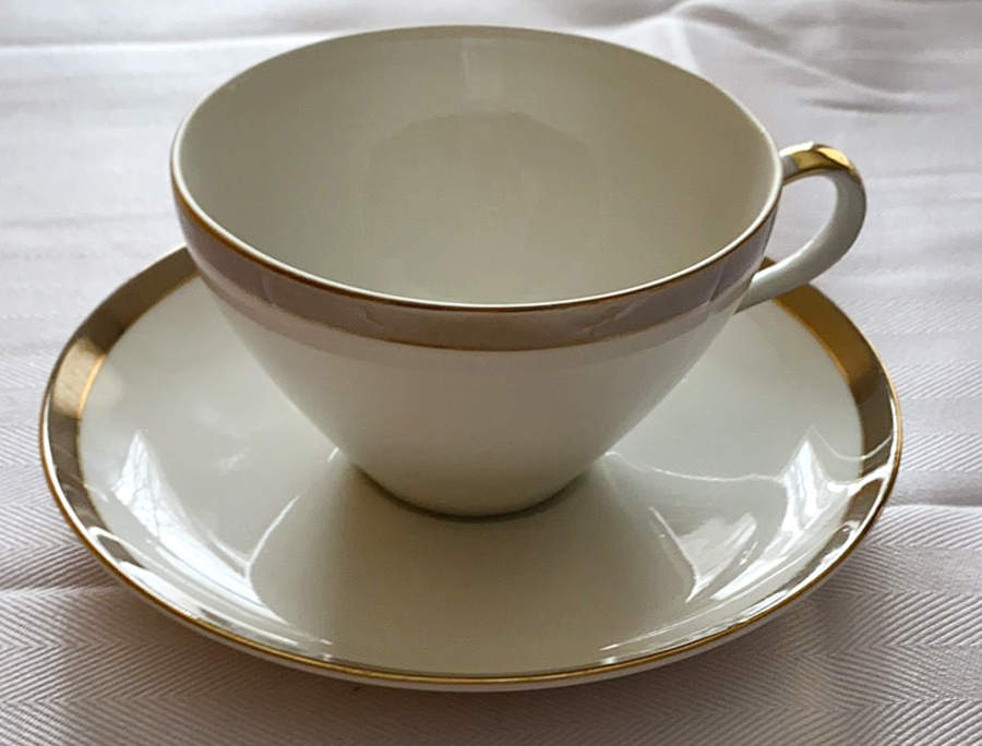 Sonoma Flat Cup & Saucer Set by Hampton (Japan)-1