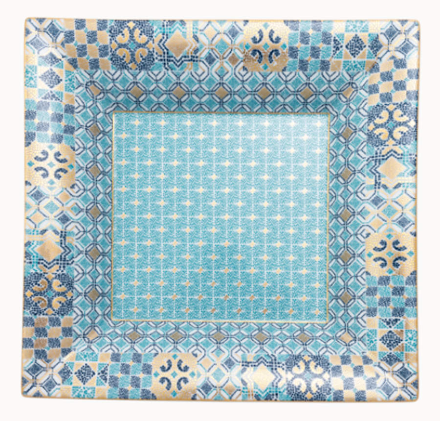 Portofino 11" Square Tray by Haviland-1