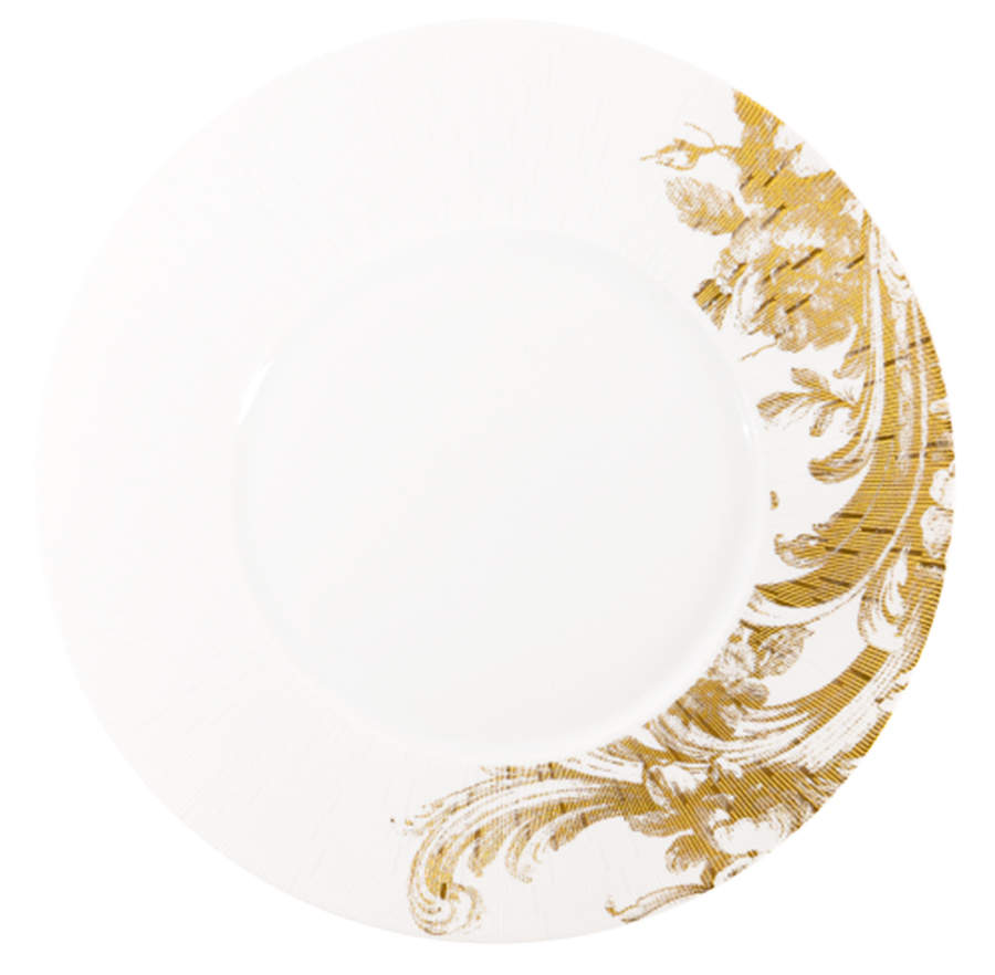 Stanislas Gold Dinner Plate by Haviland-1