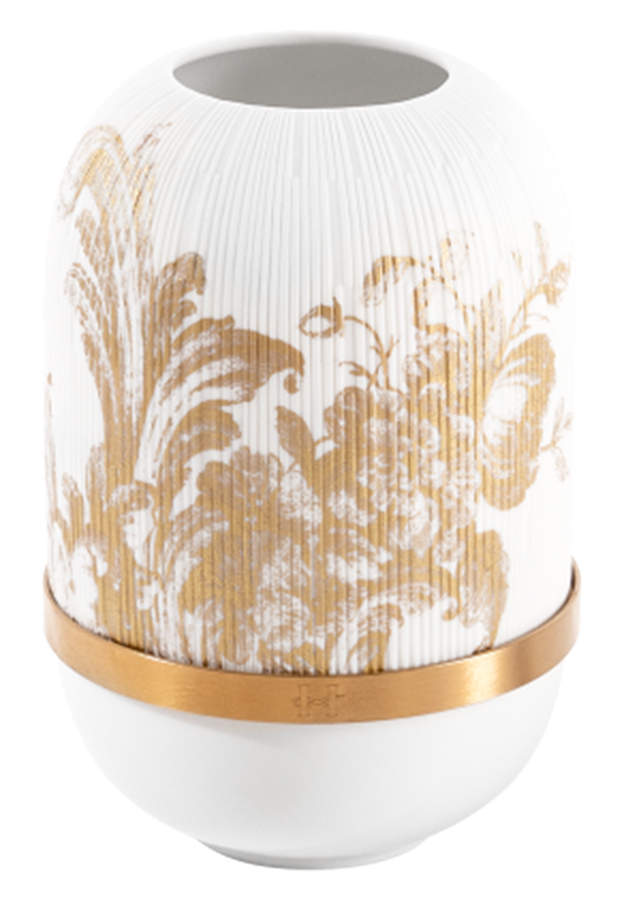 Stanislas Gold Candle Votive & Lid by Haviland-1