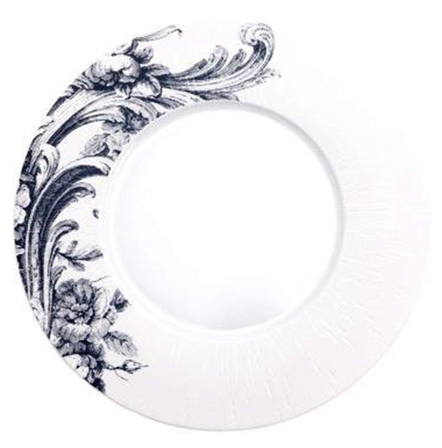 Stanislas Blue Grey Dinner Plate by Haviland-1