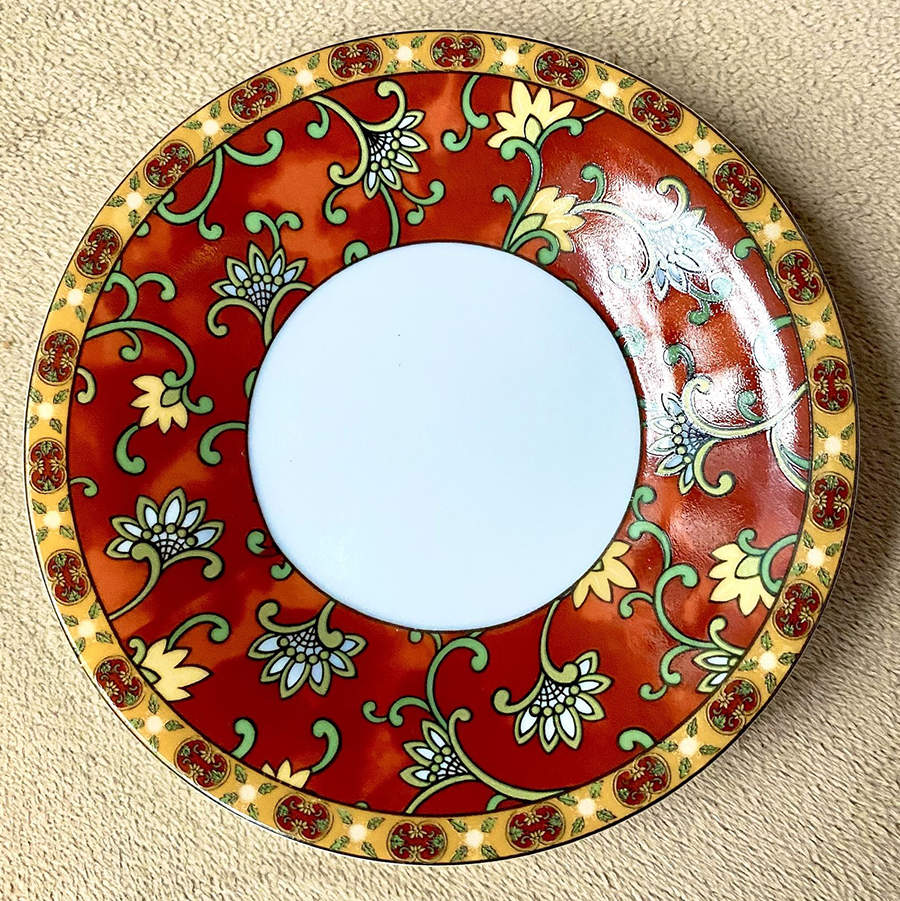 HBX4 Saucer for Demitasse Cup by Hues 'n Brews-1