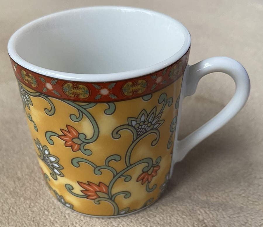 HBX4 Flat Demitasse Cup by Hues 'n Brews-1
