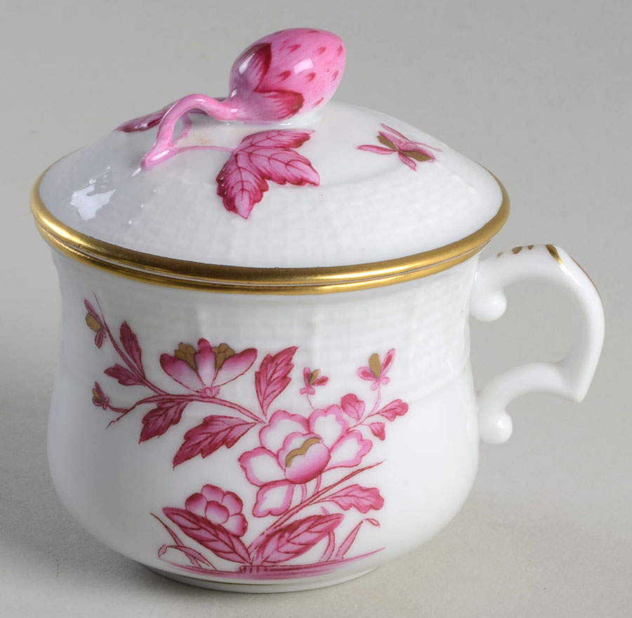 FCP 2 Pc Pot de Creme w/Lid & Base by Herend-1