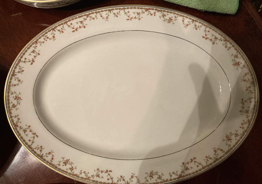 H6002 14" Oval Serving Platter by Haviland-1