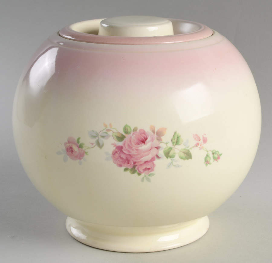 HLC4292 Large Covered Jar & Lid by Homer Laughlin -1