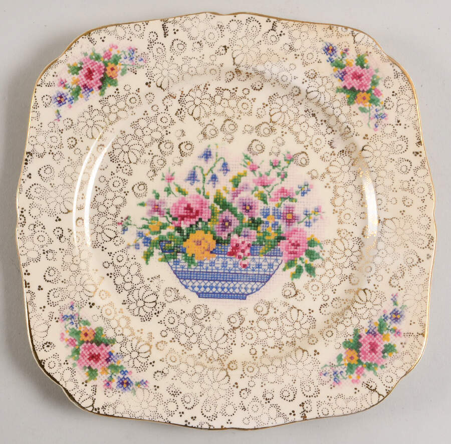 4701 Square Luncheon Plate by Hollinshead & Kirkham-1