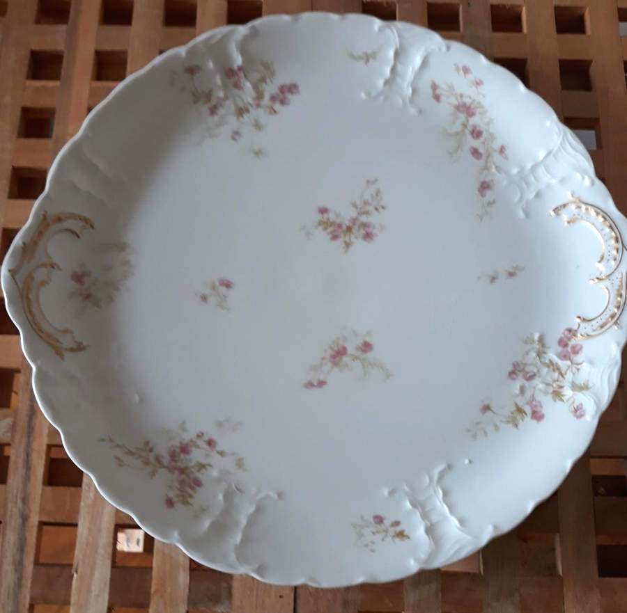 Schleiger 459L 13" Chop Plate (Round Platter) by Haviland-1
