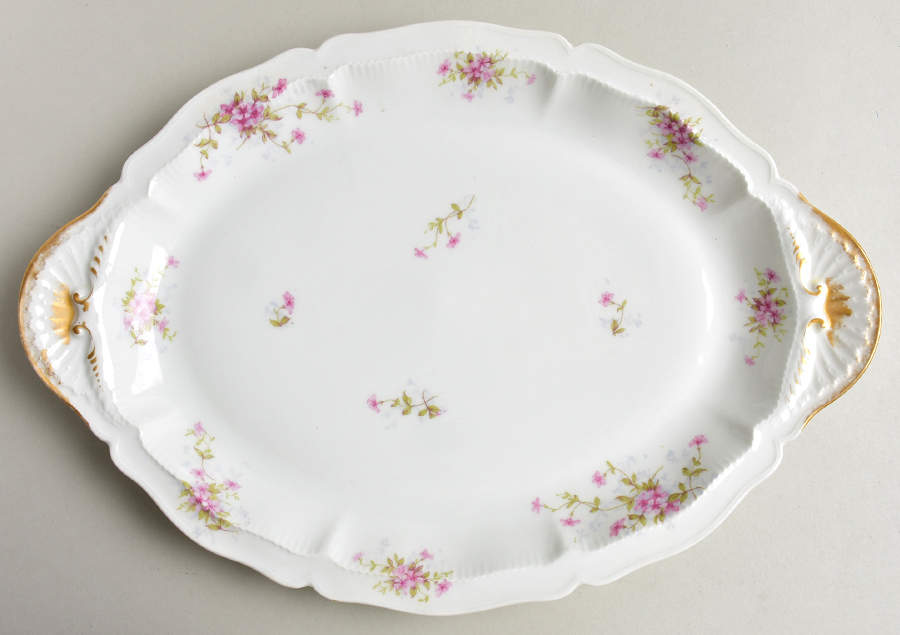Schleiger 1021-6 14" Oval Serving Platter by Haviland-1