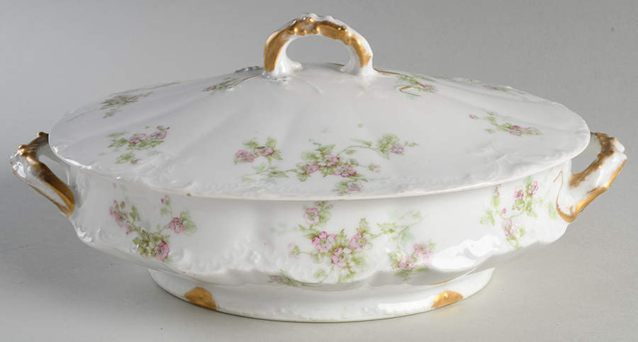 Schleiger 328-1 Oval Covered Vegetable by Haviland-1