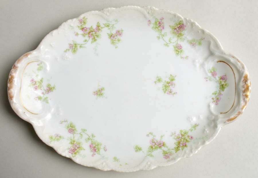 Schleiger 328-1 11" Oval Serving Platter by Haviland-1