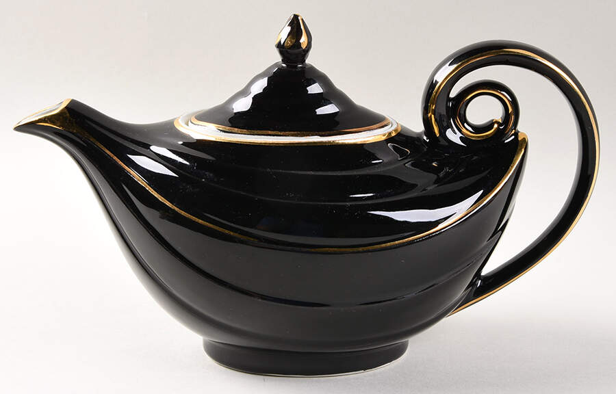 Teapots By Hall (Non-Pattern) Aladdin Teapot & Oval Lid by Hall-1