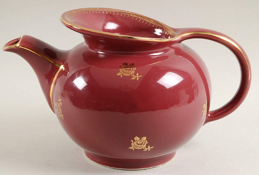 Teapots By Hall (Non-Pattern) Windshield Teapot No Lid by Hall-1