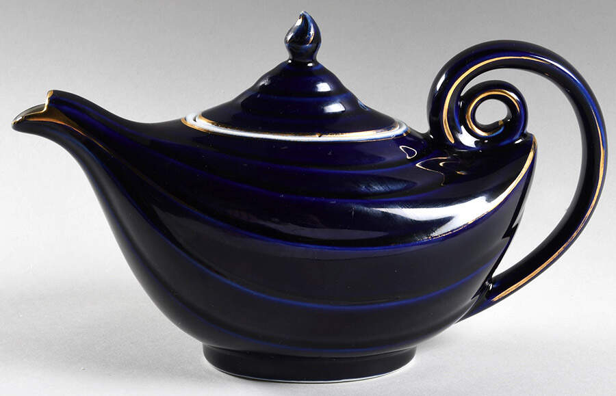 Teapots By Hall (Non-Pattern) Aladdin Teapot & Oval Lid by Hall-1
