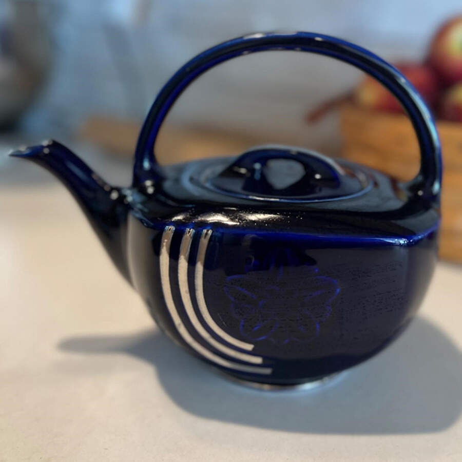 Teapots By Hall (Non-Pattern) Basket Teapot & Lid by Hall-1