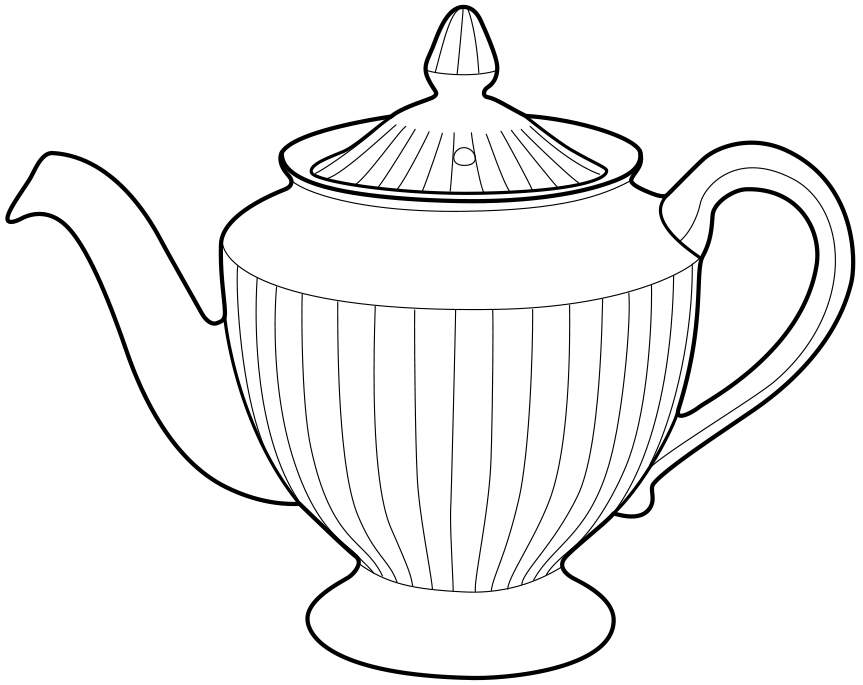Teapots By Hall (Non-Pattern) Los Angeles Teapot & Lid by Hall-1