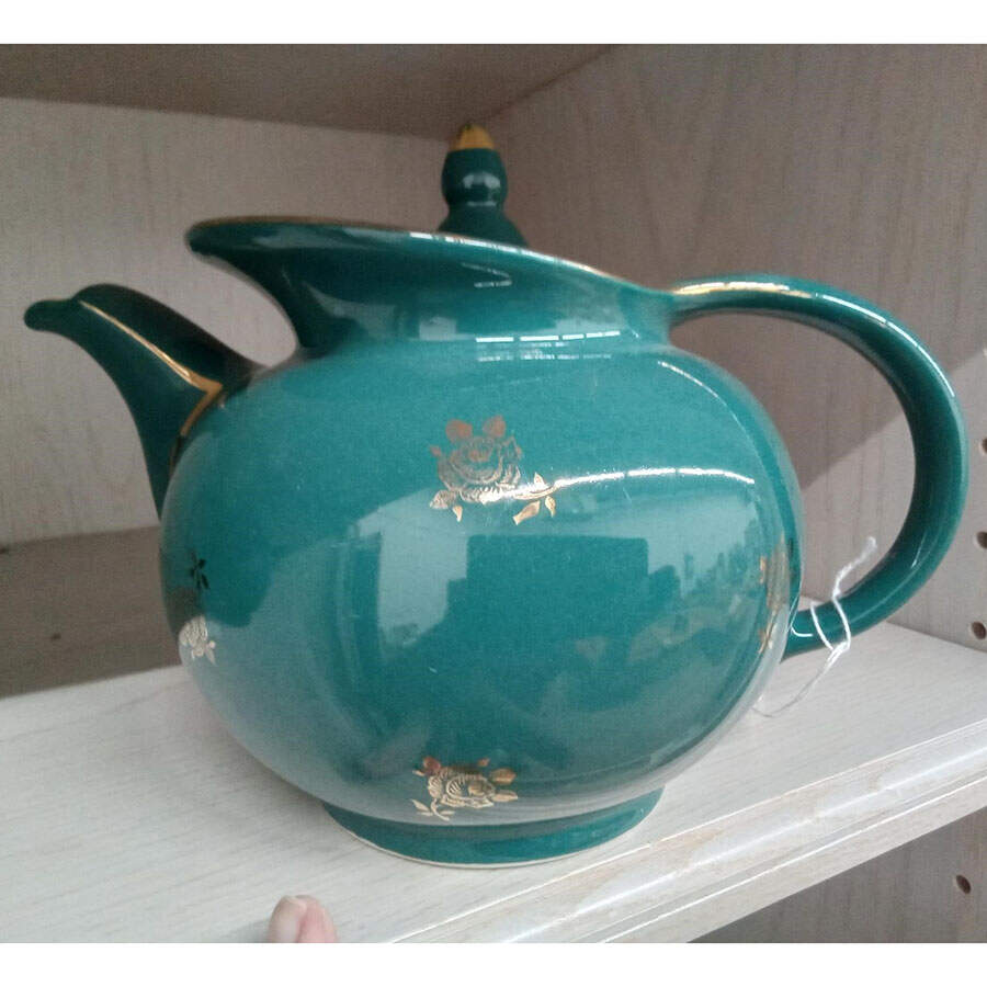 Teapots By Hall (Non-Pattern) Windshield Teapot & Lid by Hall-1