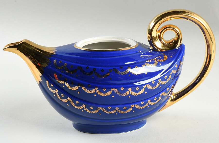 Teapots By Hall (Non-Pattern) Aladdin Teapot No Lid by Hall-1
