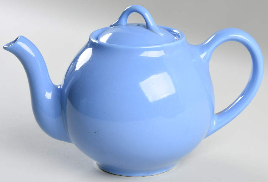 Teapots By Hall (Non-Pattern) Small 4-8 Cup French Teapot & Lid by Hall-1