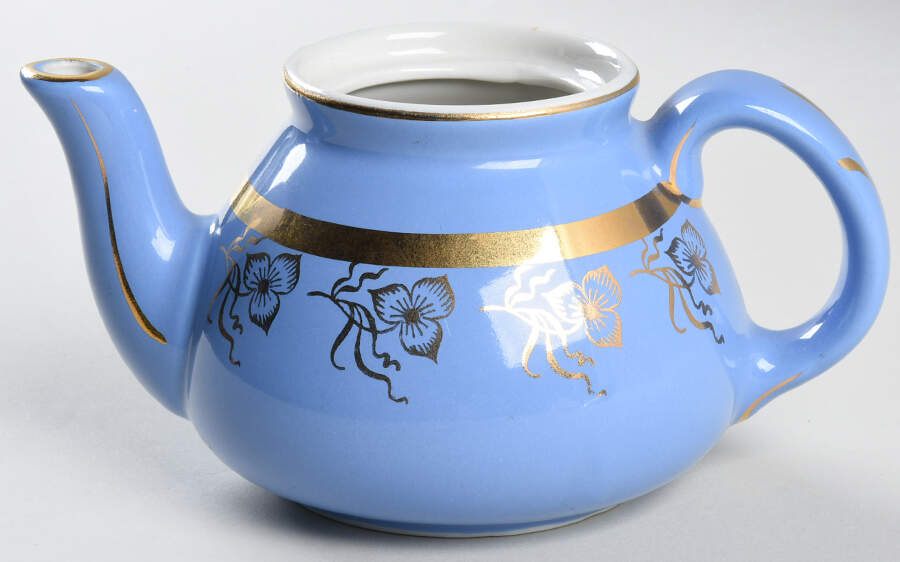 Teapots By Hall (Non-Pattern) 1-4 Cup Mini New York Teapot No Lid by Hall-1