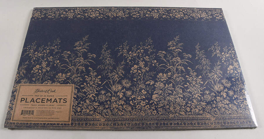 Table Decor Pad of 24 Paper Placemats by Hester & Cook-1