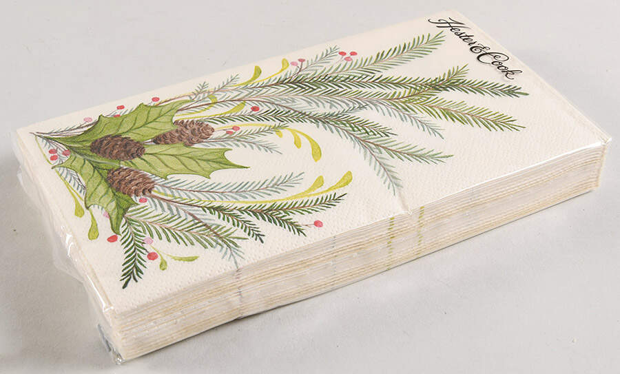 Table Decor Pack of 16 Paper Guest Napkins by Hester & Cook-1
