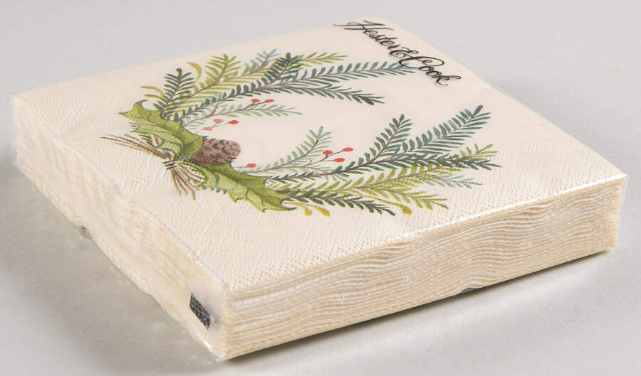 Table Decor Pack of 20 Paper Cocktail Napkins by Hester & Cook-1