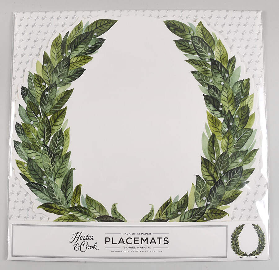 Table Decor PAD OF 12 PAPER PLACEMATS by Hester & Cook-1