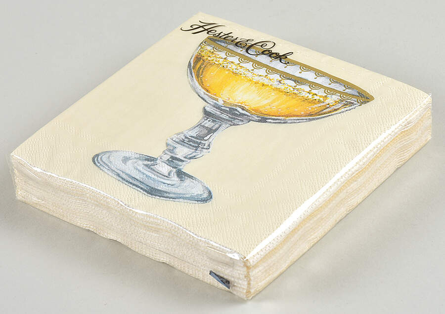 Table Decor Pack of 20 Paper Cocktail Napkins by Hester & Cook-1