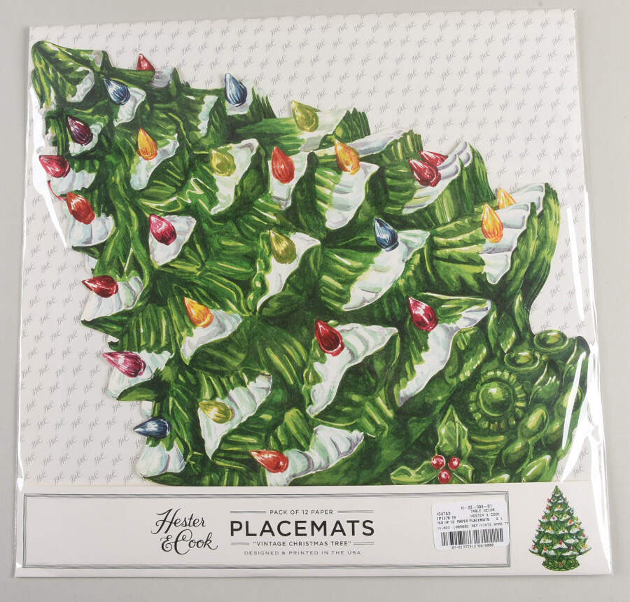 Table Decor Pad of 12  Paper Placemats by Hester & Cook-1