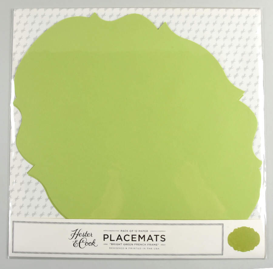 Table Decor Pad of 12 Paper Placemats by Hester & Cook-1