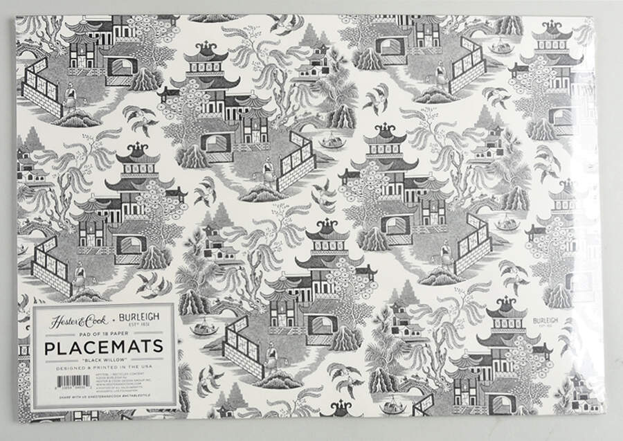 Table Decor Pad of 18 Paper Placemats by Hester & Cook-1