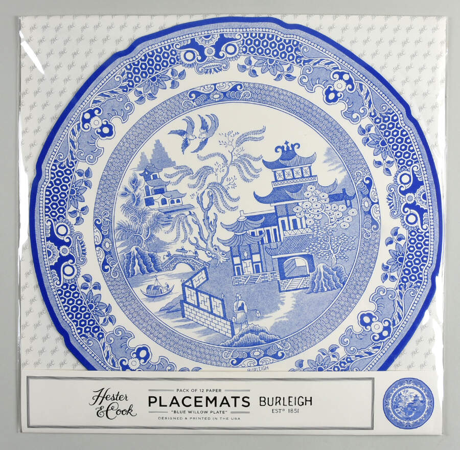 Table Decor Pad of 12 Paper Placemats by Hester & Cook-1