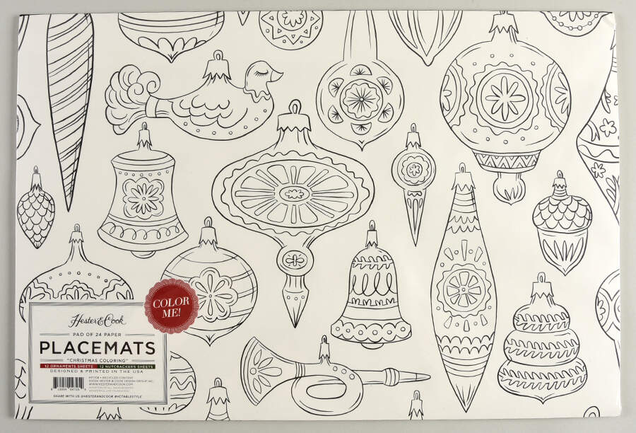 Table Decor Pad of 24 Paper Placemats by Hester & Cook-1