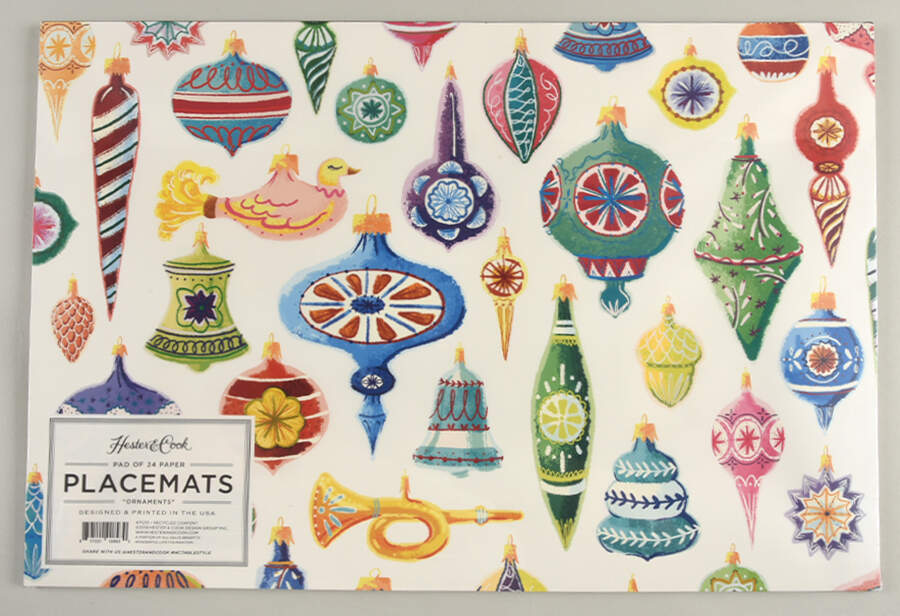 Table Decor Pad of 24 Paper Placemats by Hester & Cook-1
