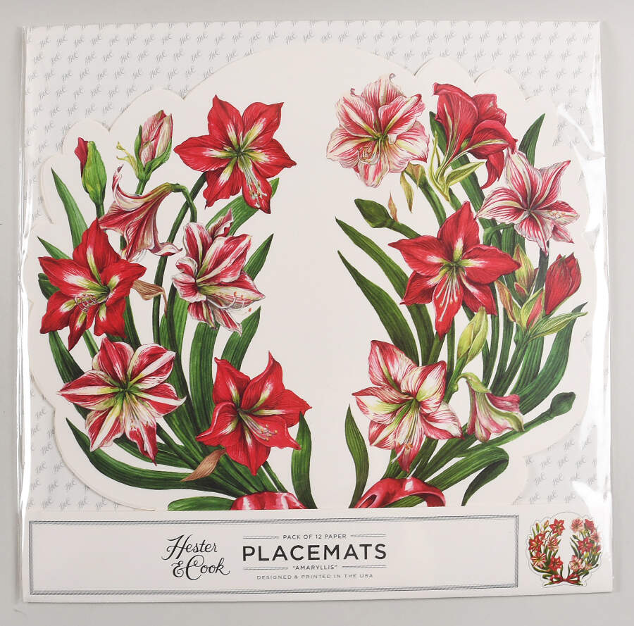 Table Decor Pad of 12 Paper Placemats by Hester & Cook-1