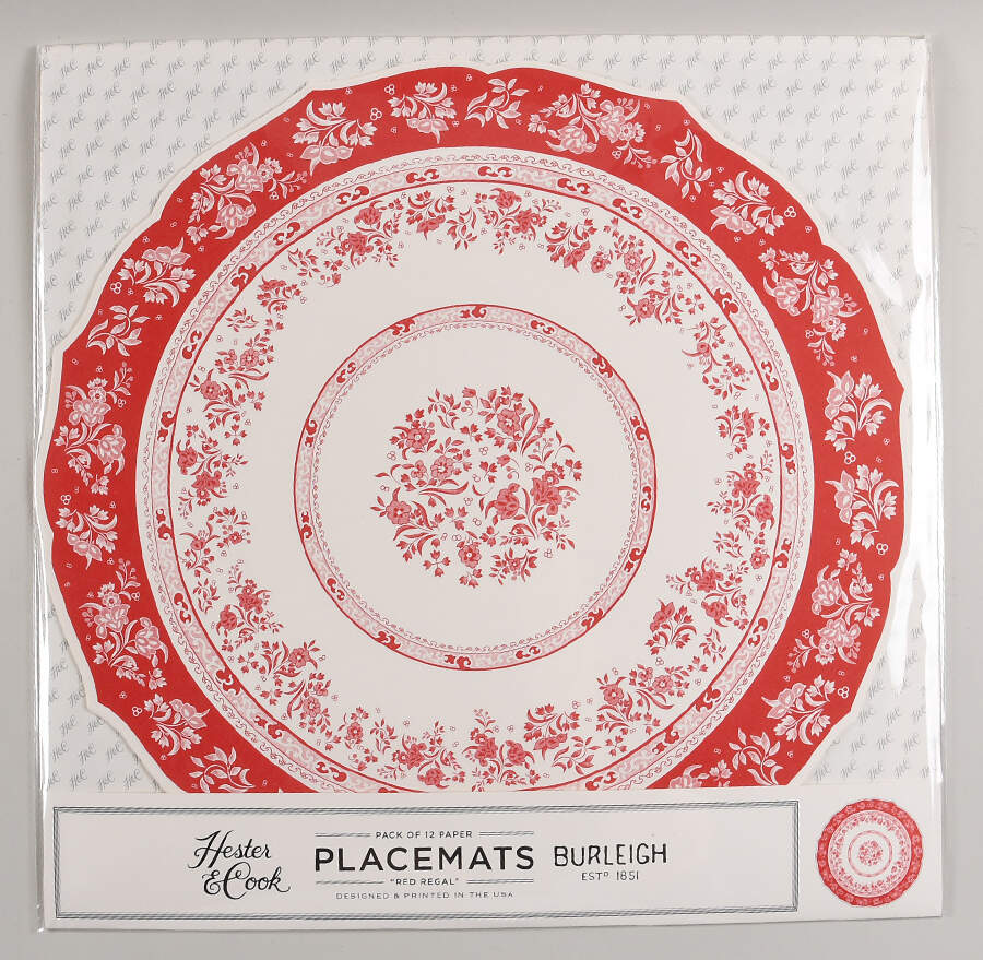 Table Decor Pad of 12 Paper Placemats by Hester & Cook-1