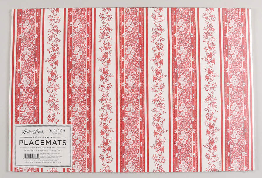 Table Decor Pad of 18 Paper Placemats by Hester & Cook-1