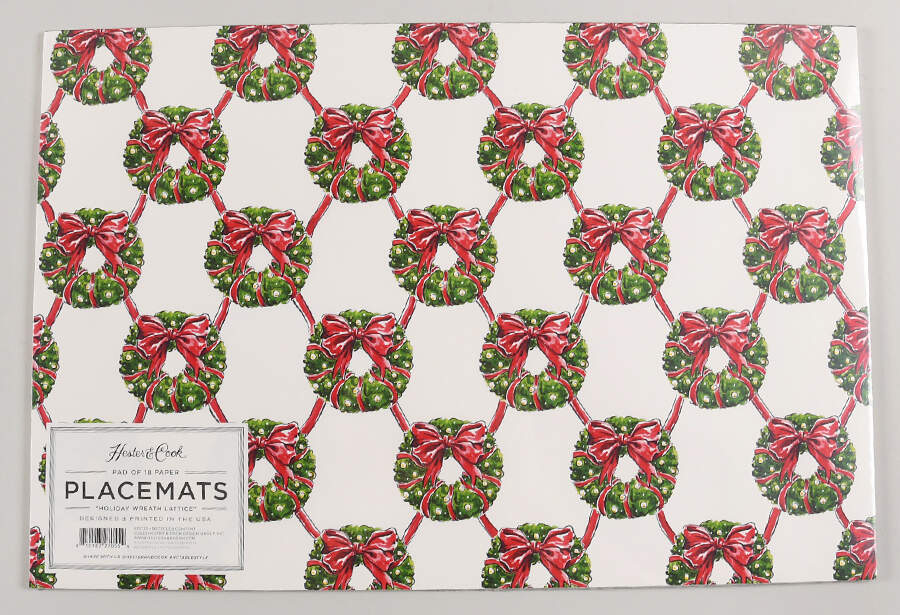 Table Decor Pad of 18 Paper Placemats by Hester & Cook-1