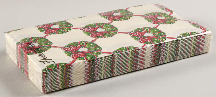Table Decor Pack of 16 Paper Guest Napkins by Hester & Cook-1
