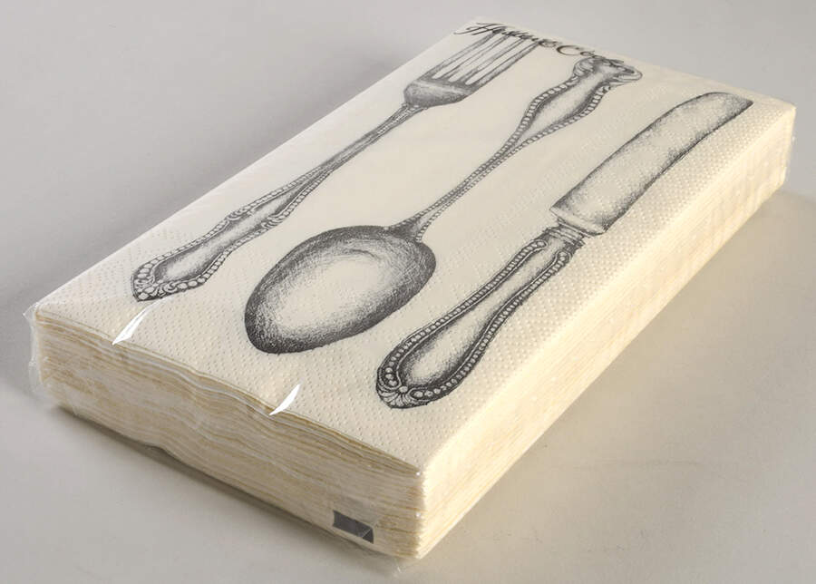 Table Decor Pack of 16 Paper Guest Napkins by Hester & Cook-1