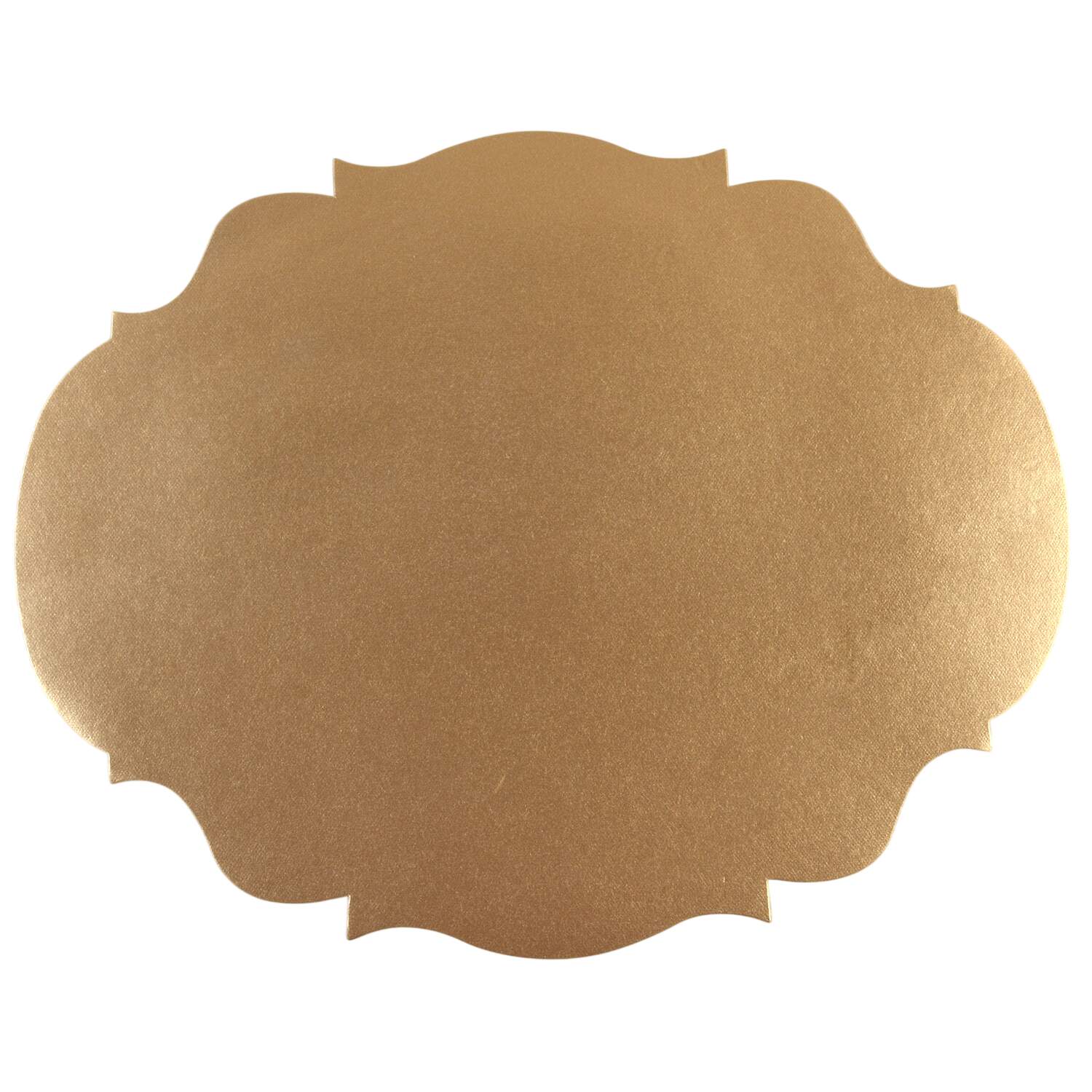 Table Decor Die-Cut Gold French Frame Placemat-12 Sheets by Hester & Cook-1