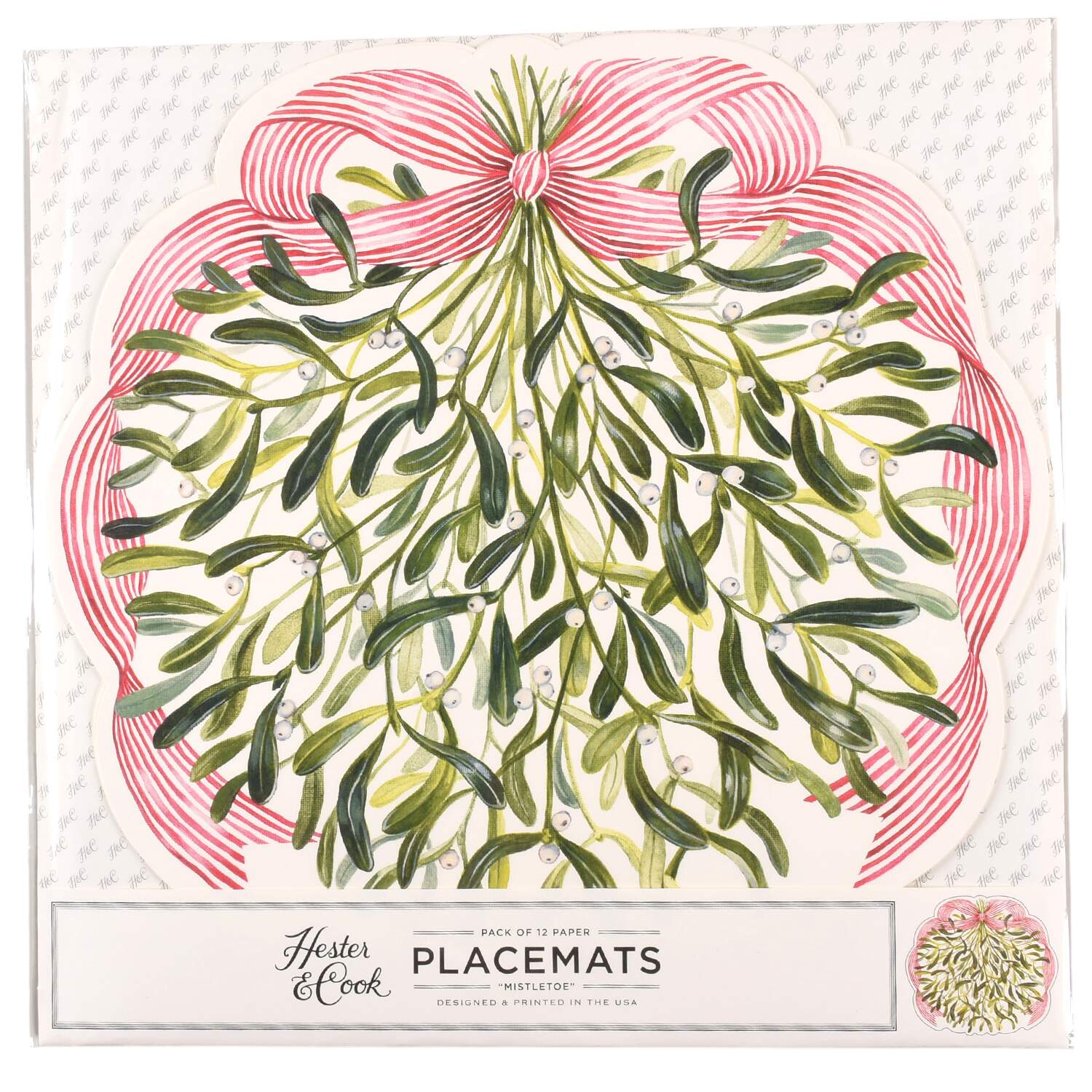 Table Decor Pad of 12 Paper Placemats by Hester & Cook-1
