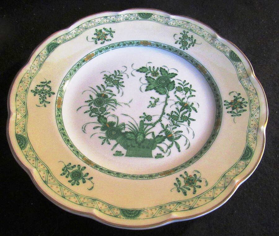 Mir Hab Green Dinner Plate by Haviland-1