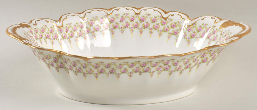 H6004 10" Oval Vegetable Bowl by Haviland-1