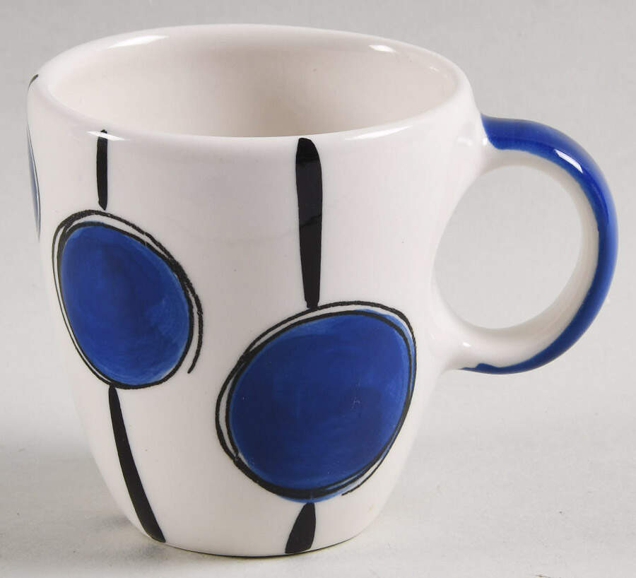 Orbit Flat Demitasse Cup by Hues 'n Brews-1