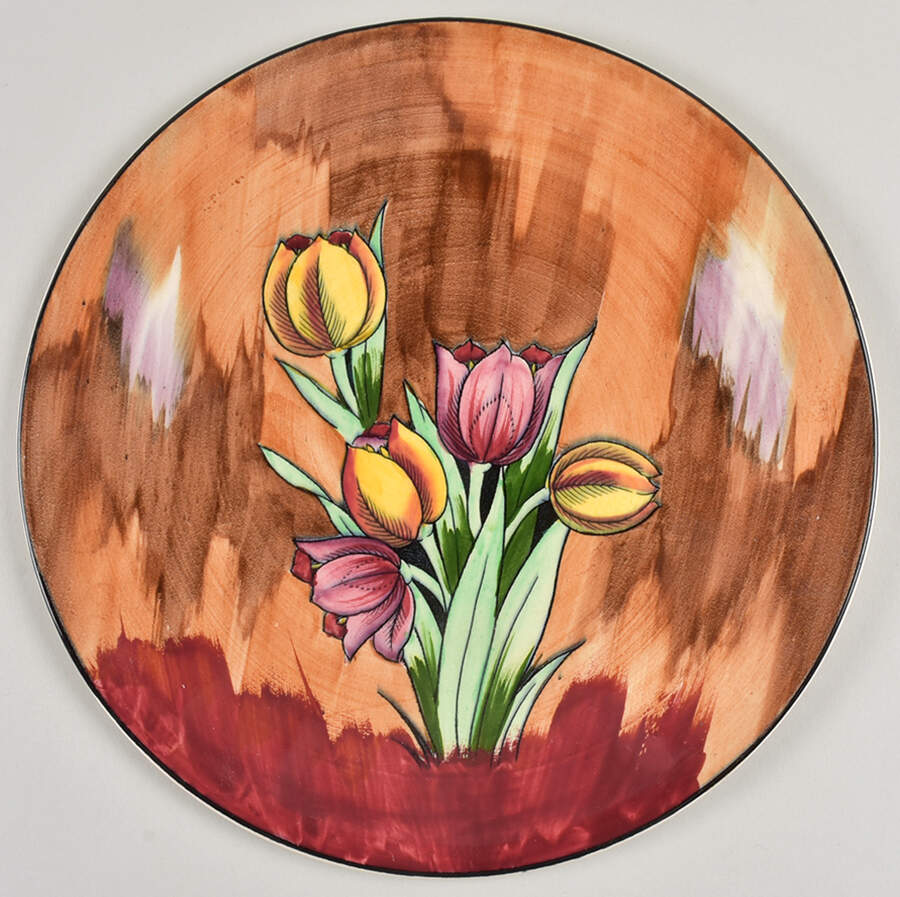 Tuliptime Cake Plate by Hollinshead & Kirkham-1